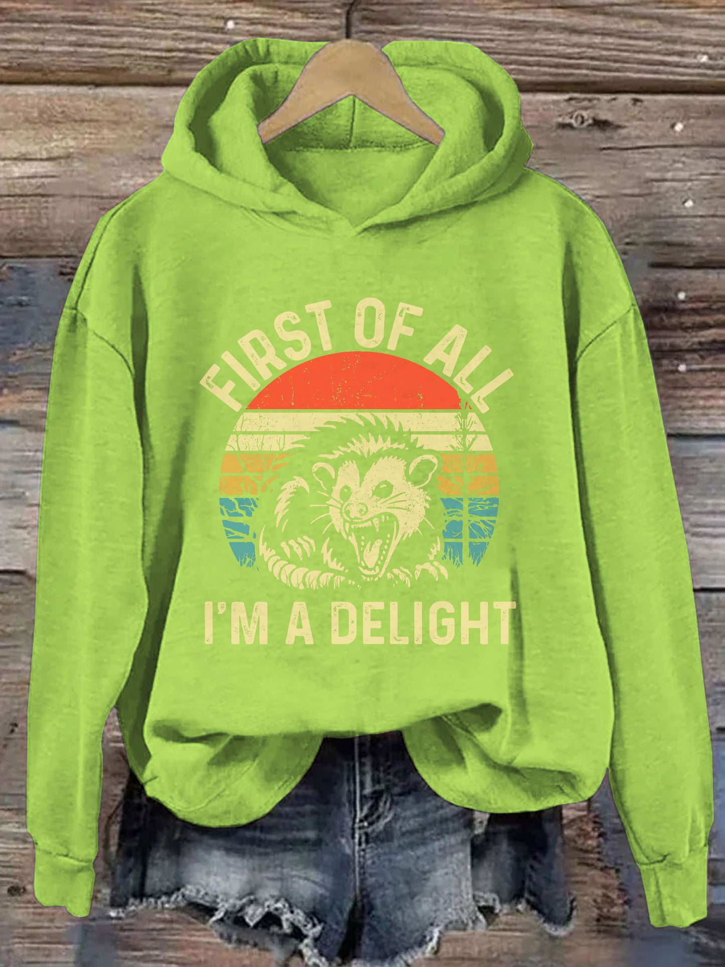 First Of All I'm A Delight Hoodie