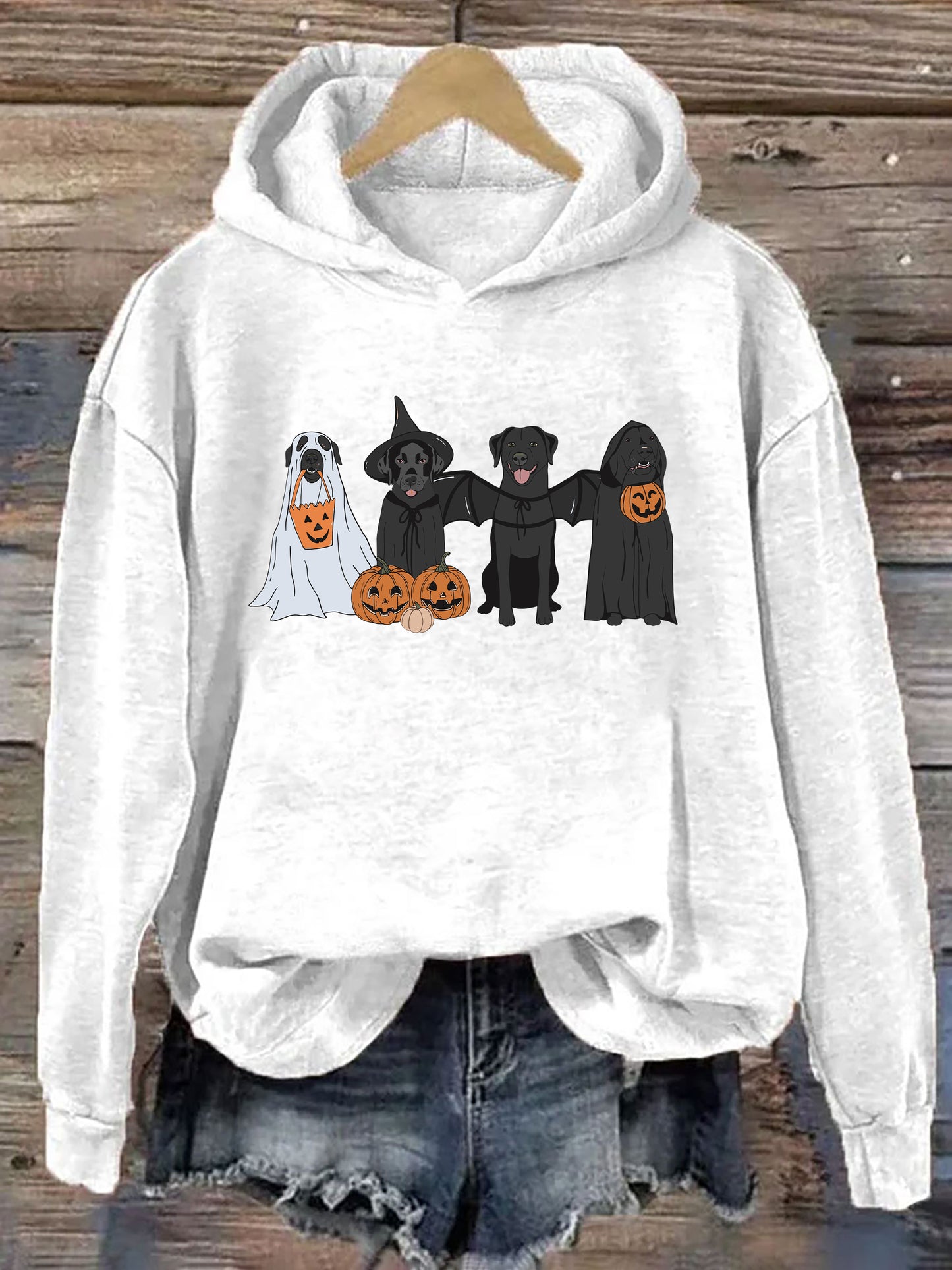 Black Labrador Halloween Hoodie