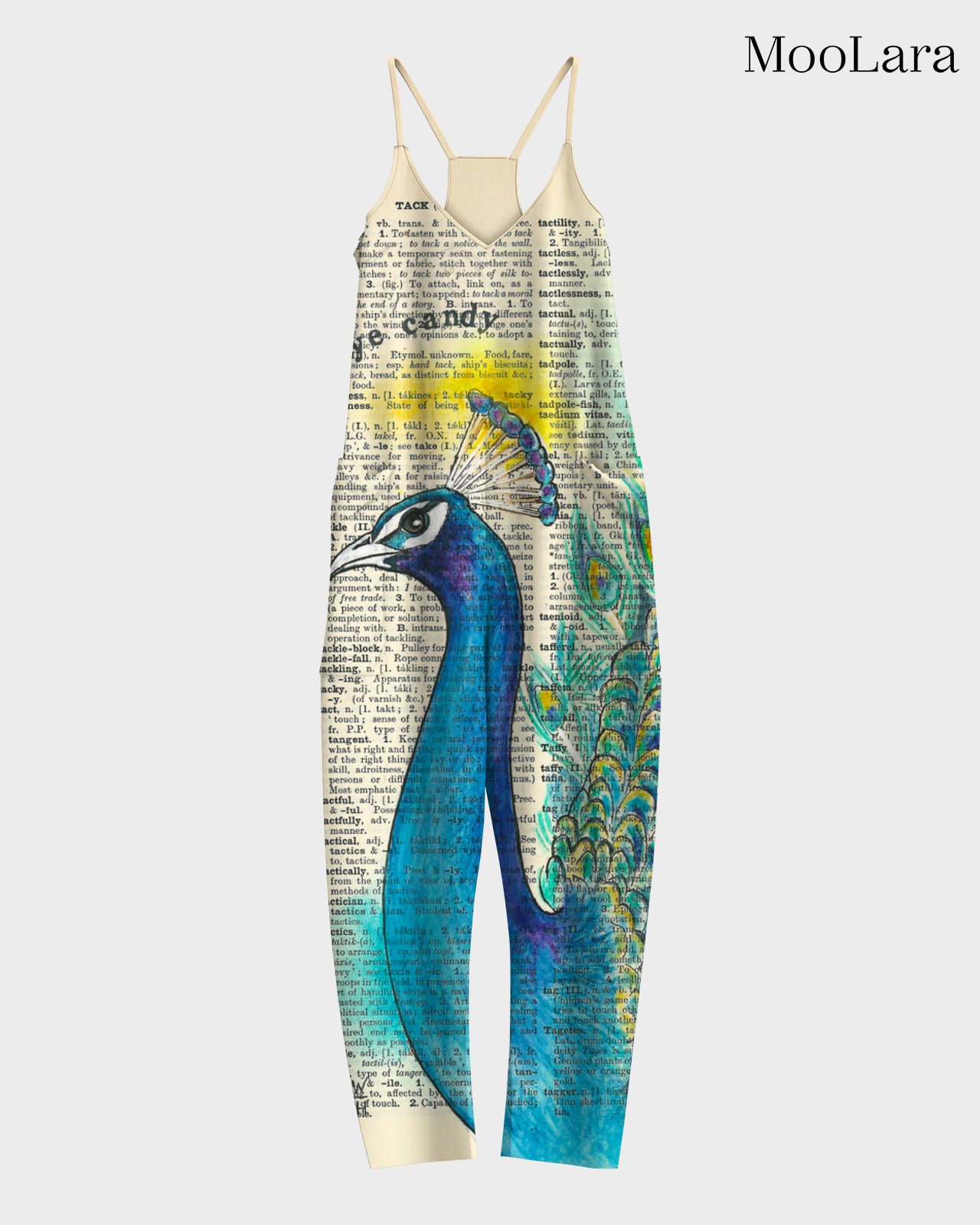 Ärmelloser Jumpsuit für Damen mit Erdbeer-Print 