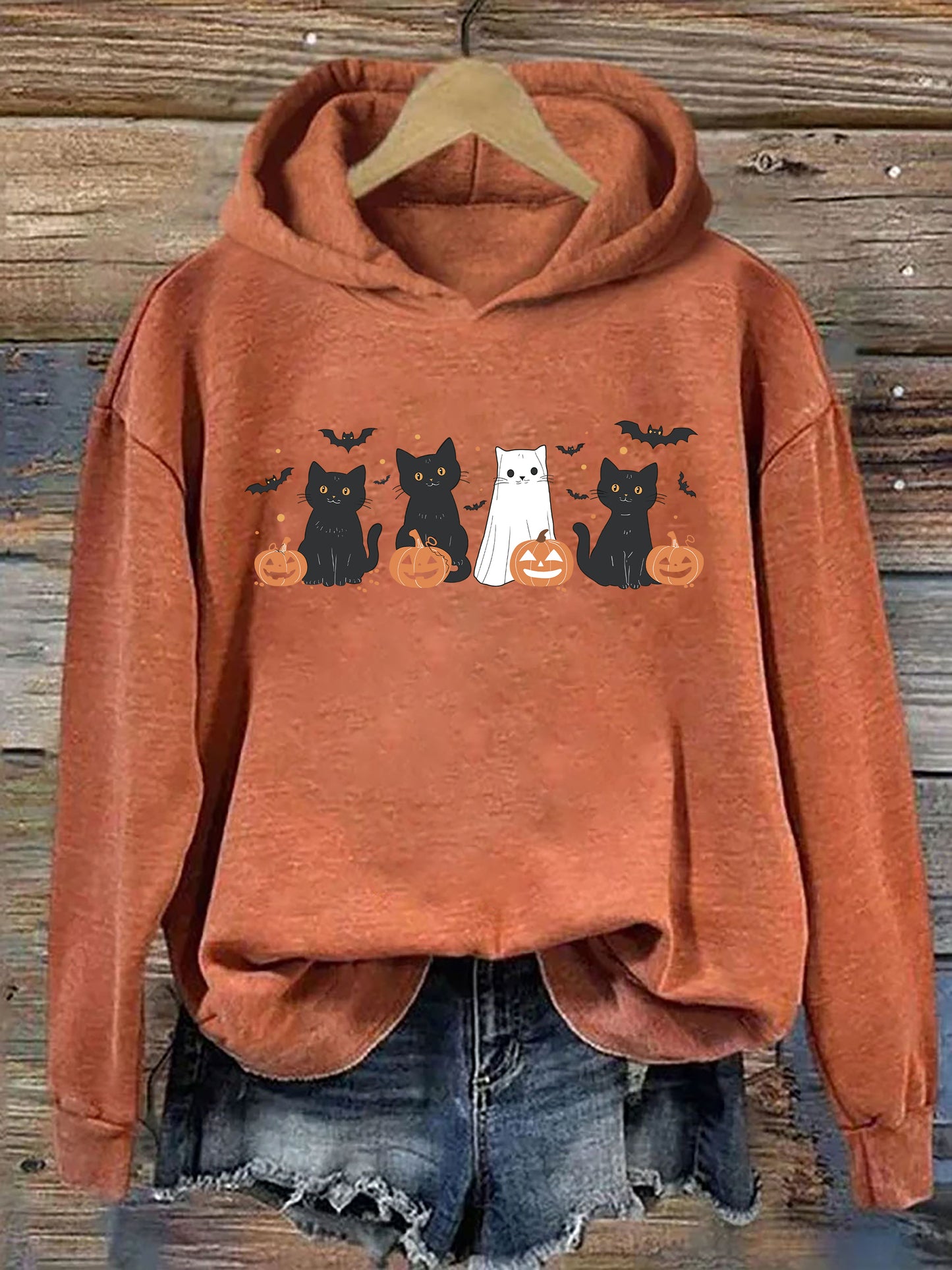 Halloween Cat Hoodie