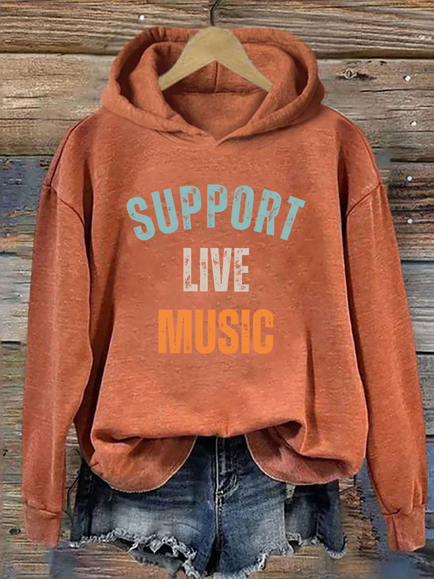 Support Live Music Hoodie