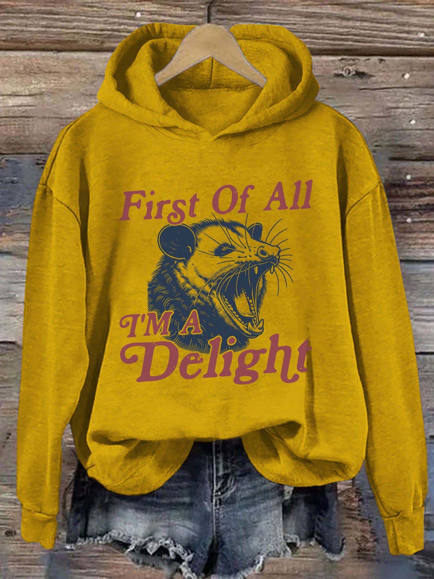 First Of All I'm A Delight Hoodie