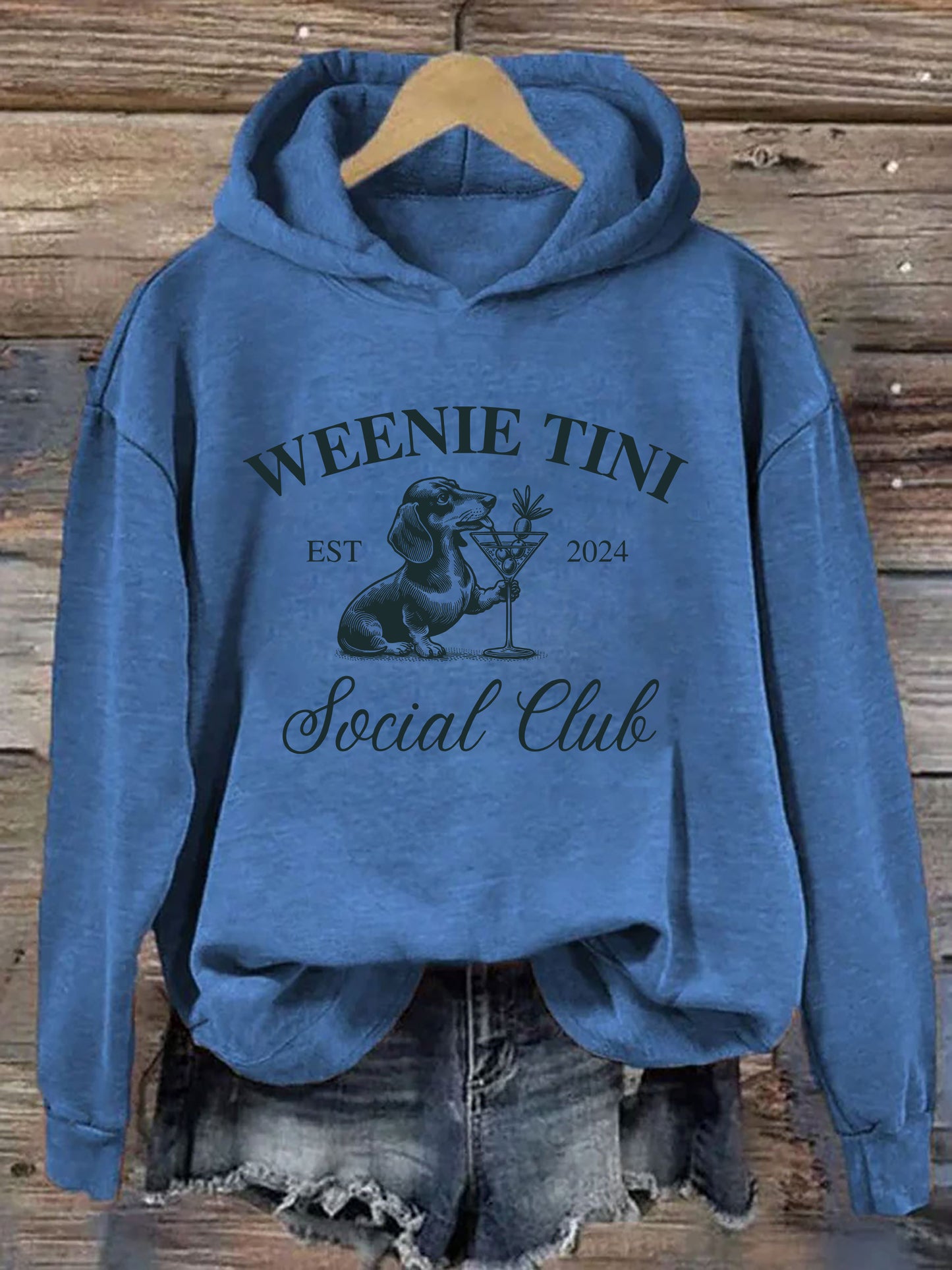 Dachshund Weenie Tini Social Club Hoodie