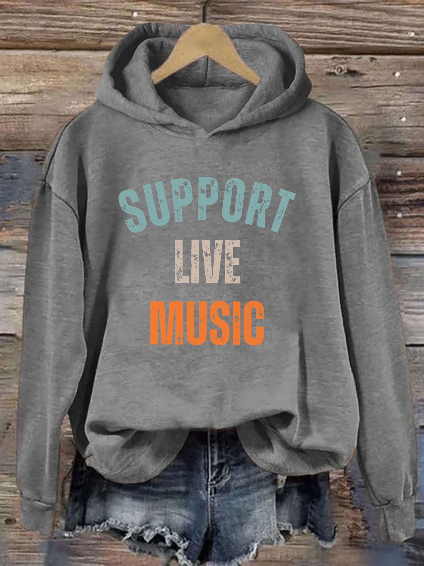 Support Live Music Hoodie