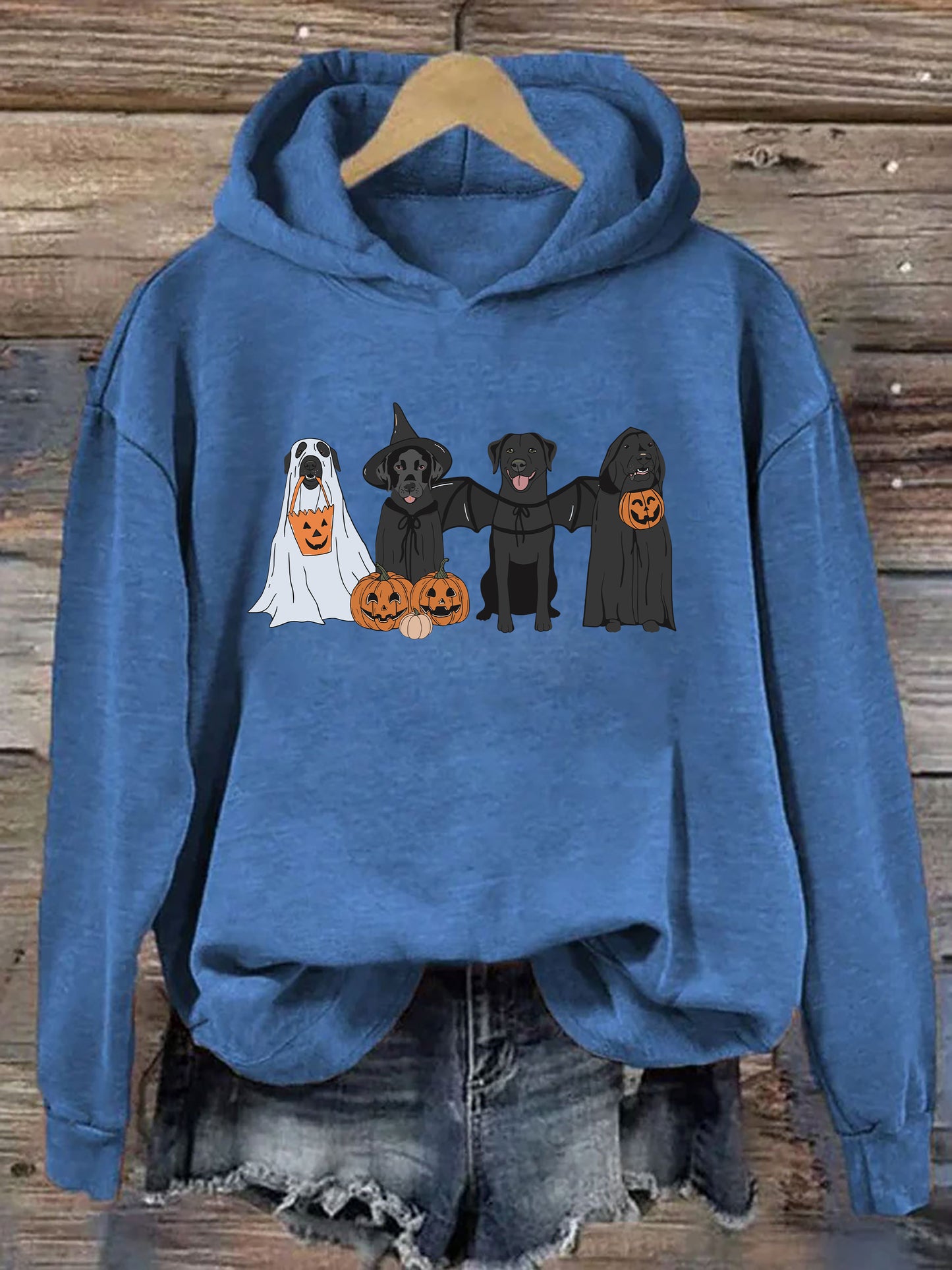 Black Labrador Halloween Hoodie