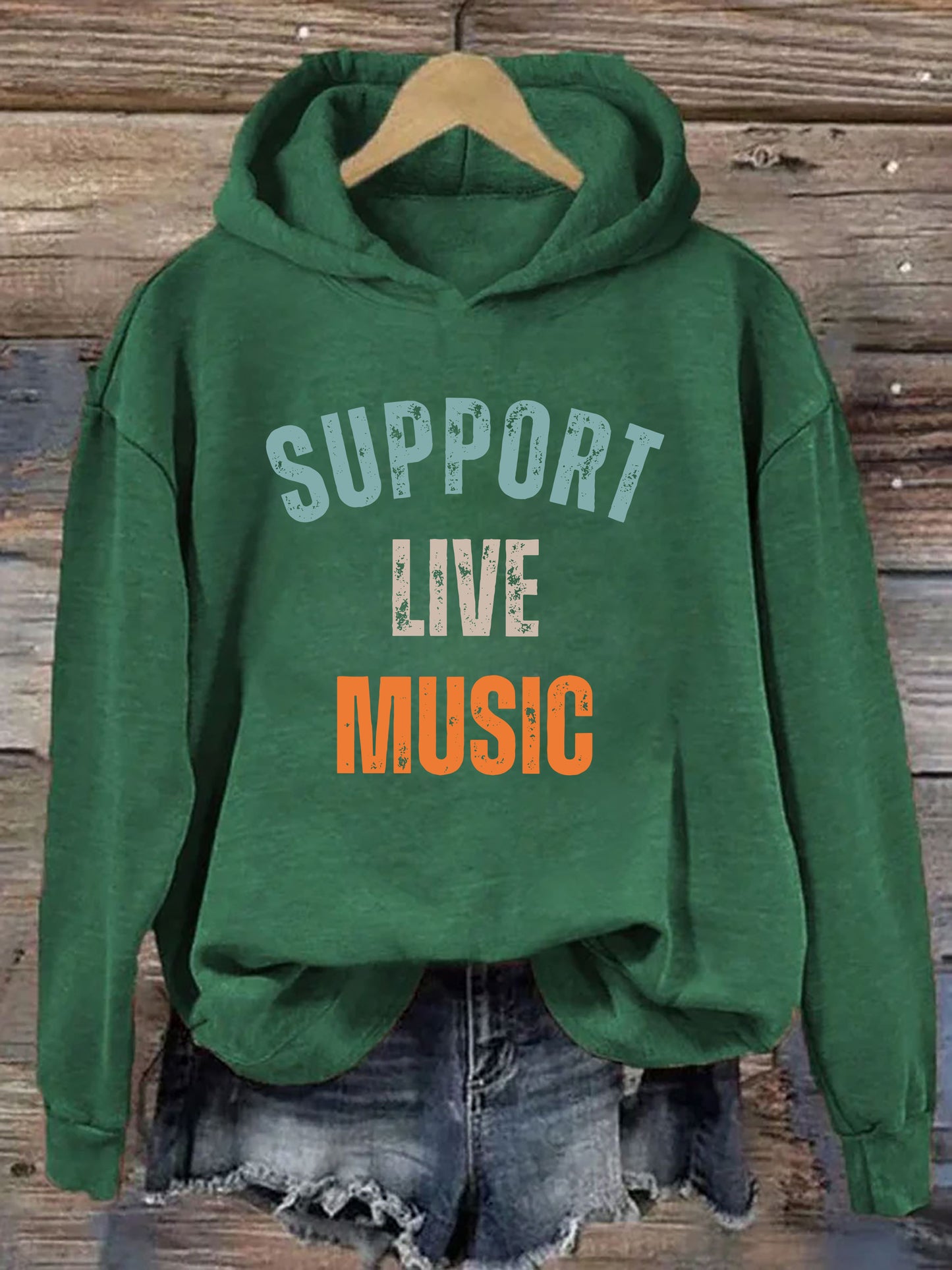 Support Live Music Hoodie