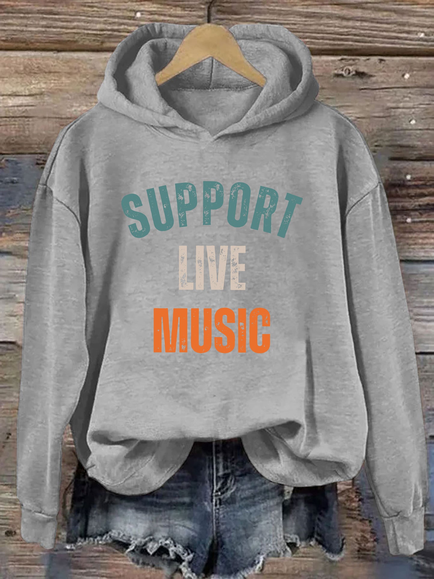 Support Live Music Hoodie