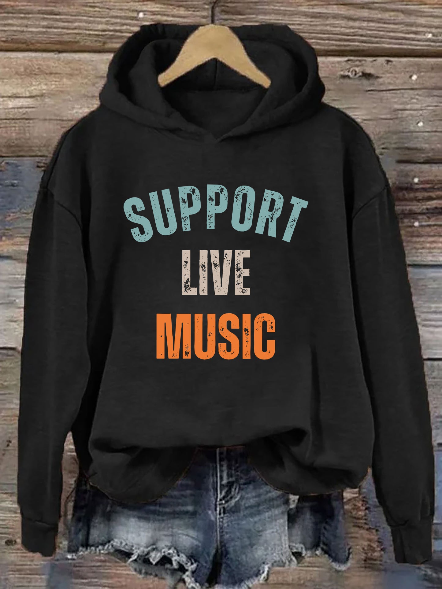 Support Live Music Hoodie