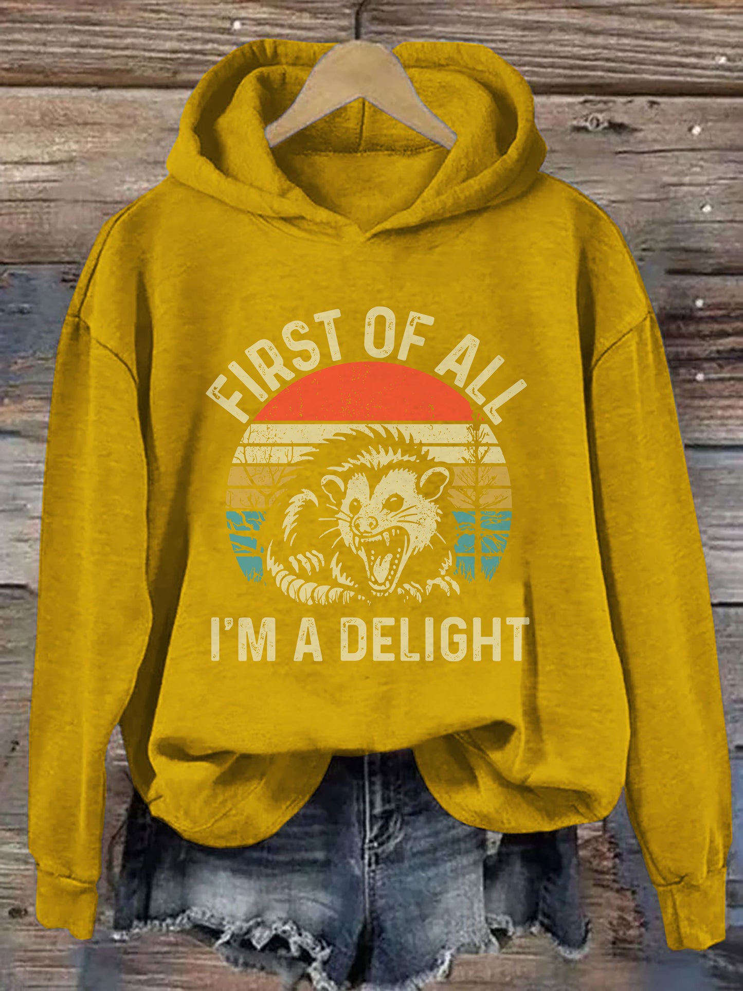 First Of All I'm A Delight Hoodie