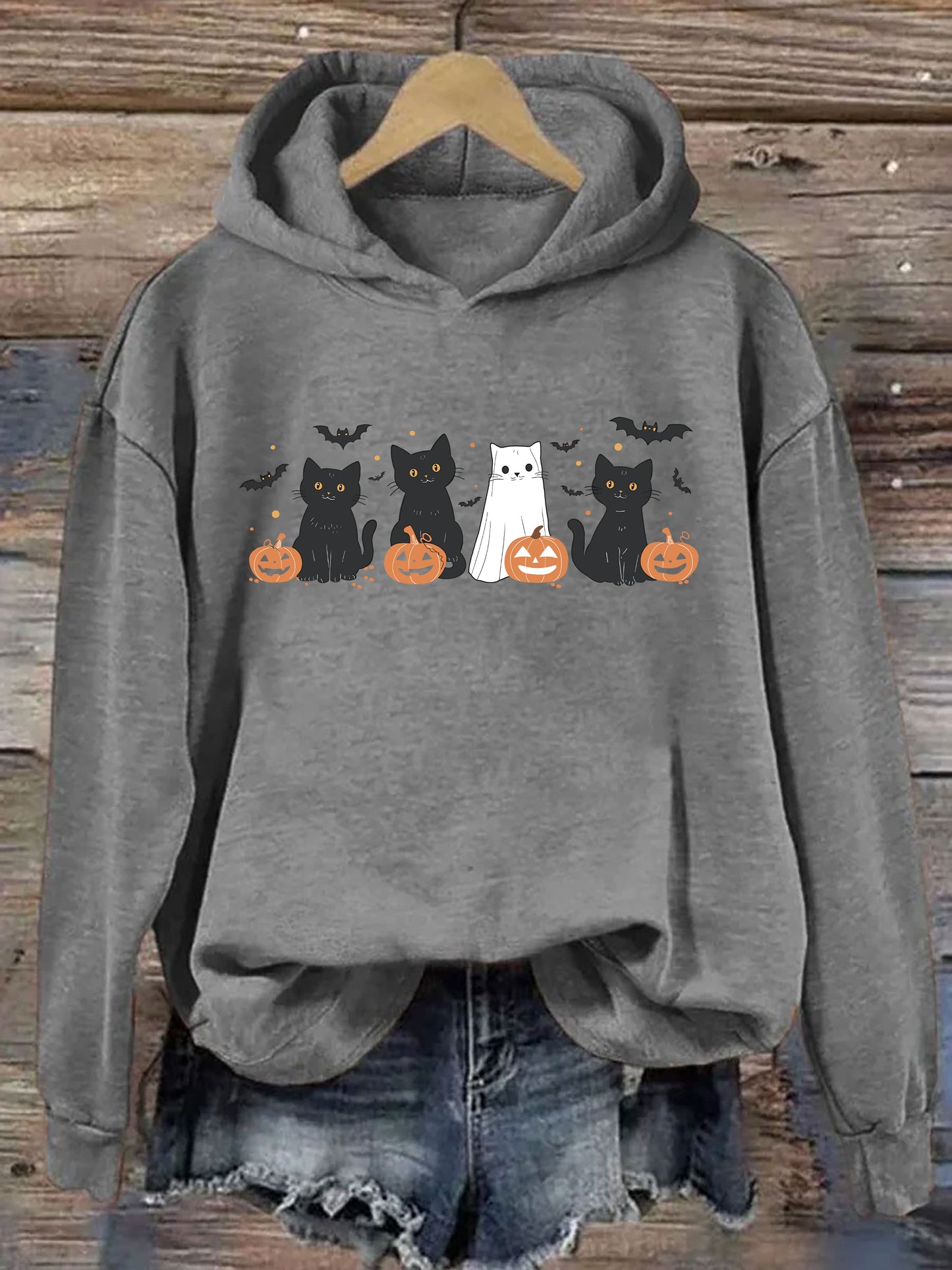 Halloween Cat Hoodie