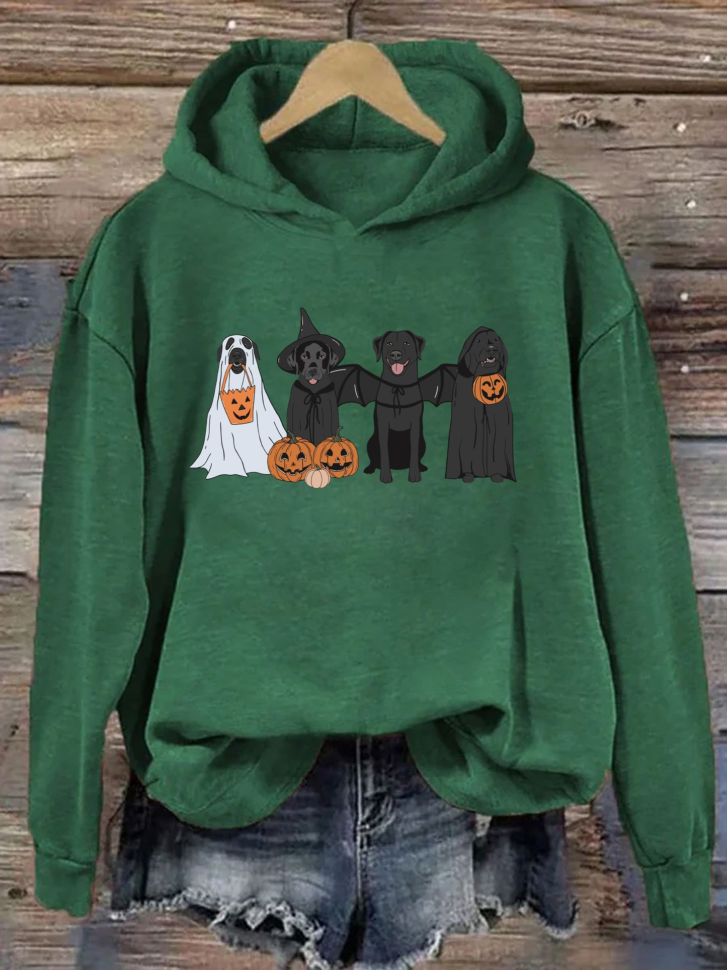 Black Labrador Halloween Hoodie