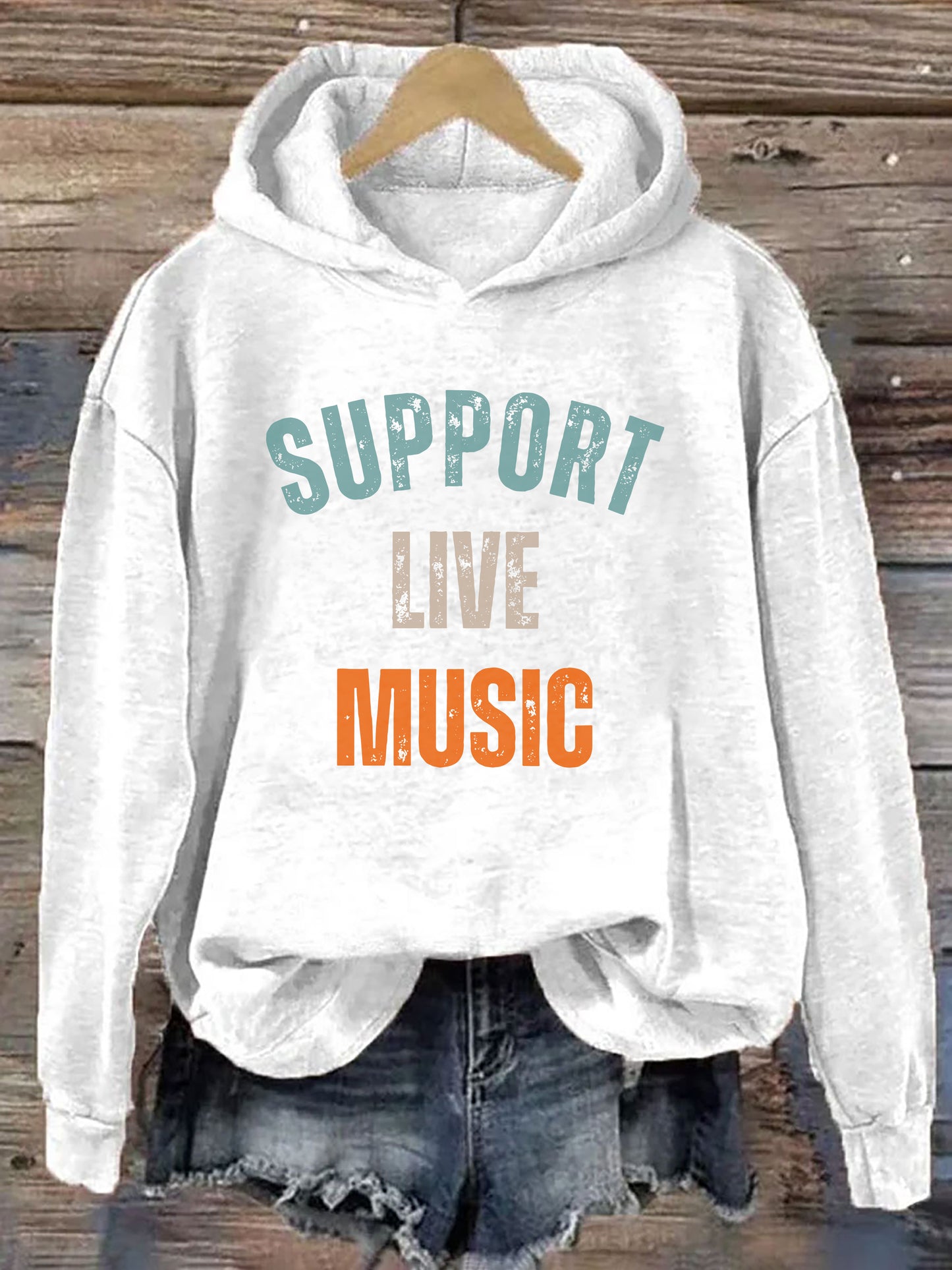 Support Live Music Hoodie