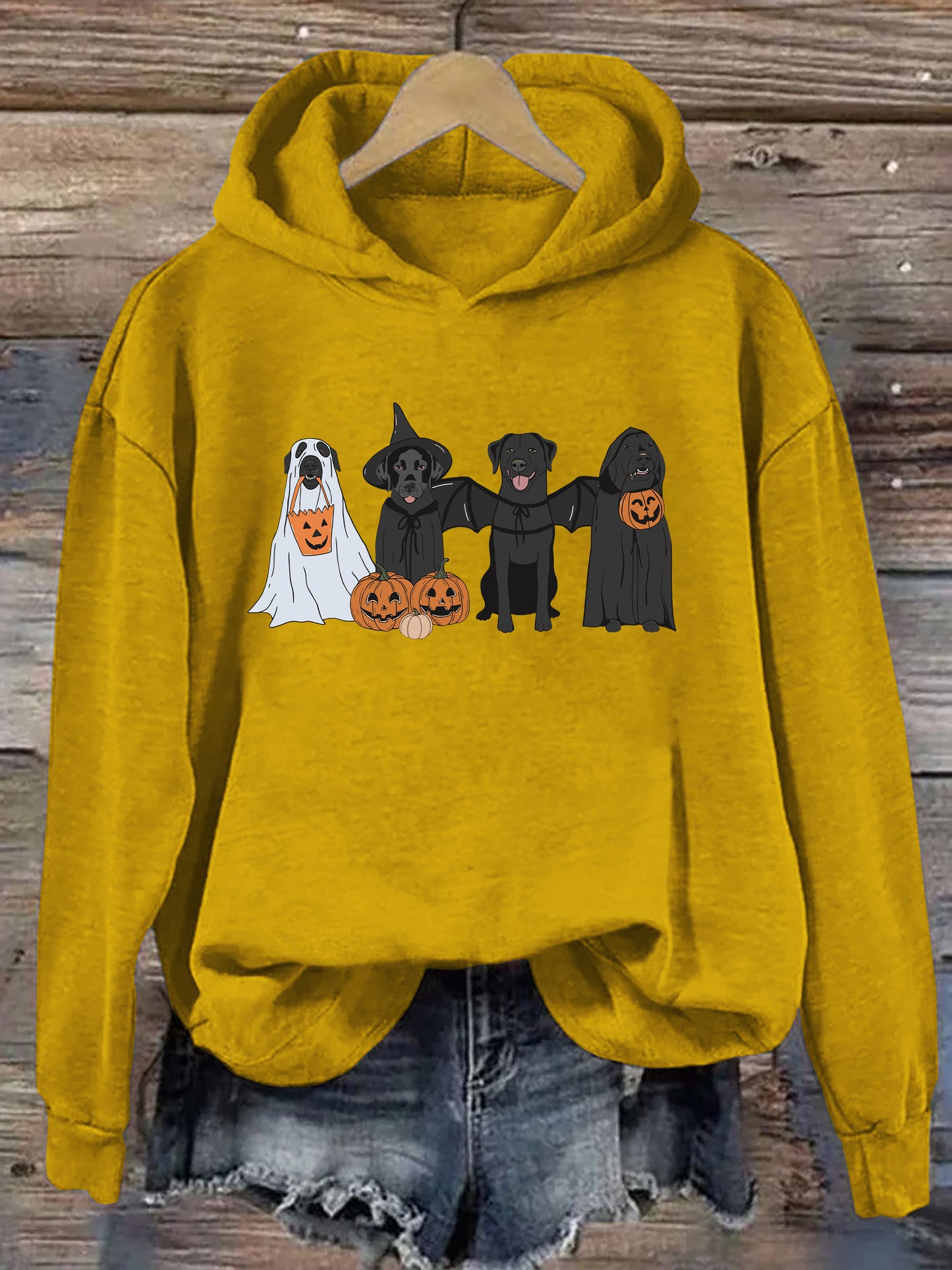 Black Labrador Halloween Hoodie