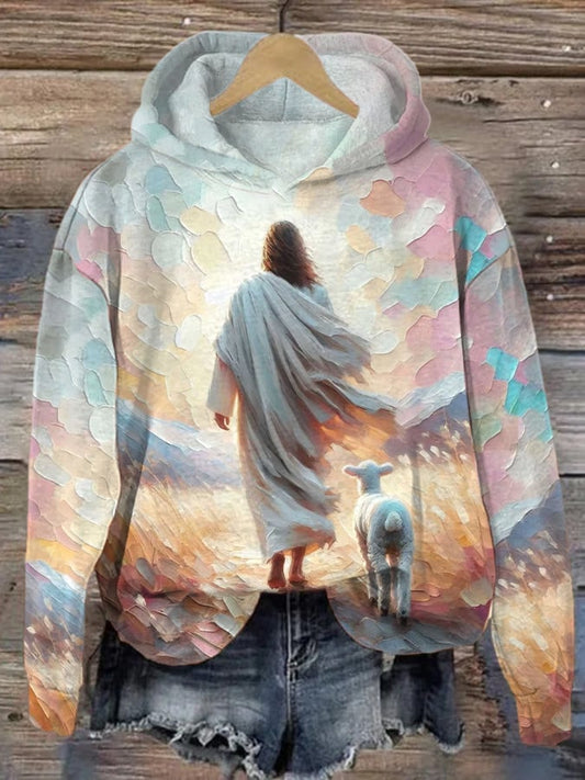 Women's Jesus and Lamb Hoodie