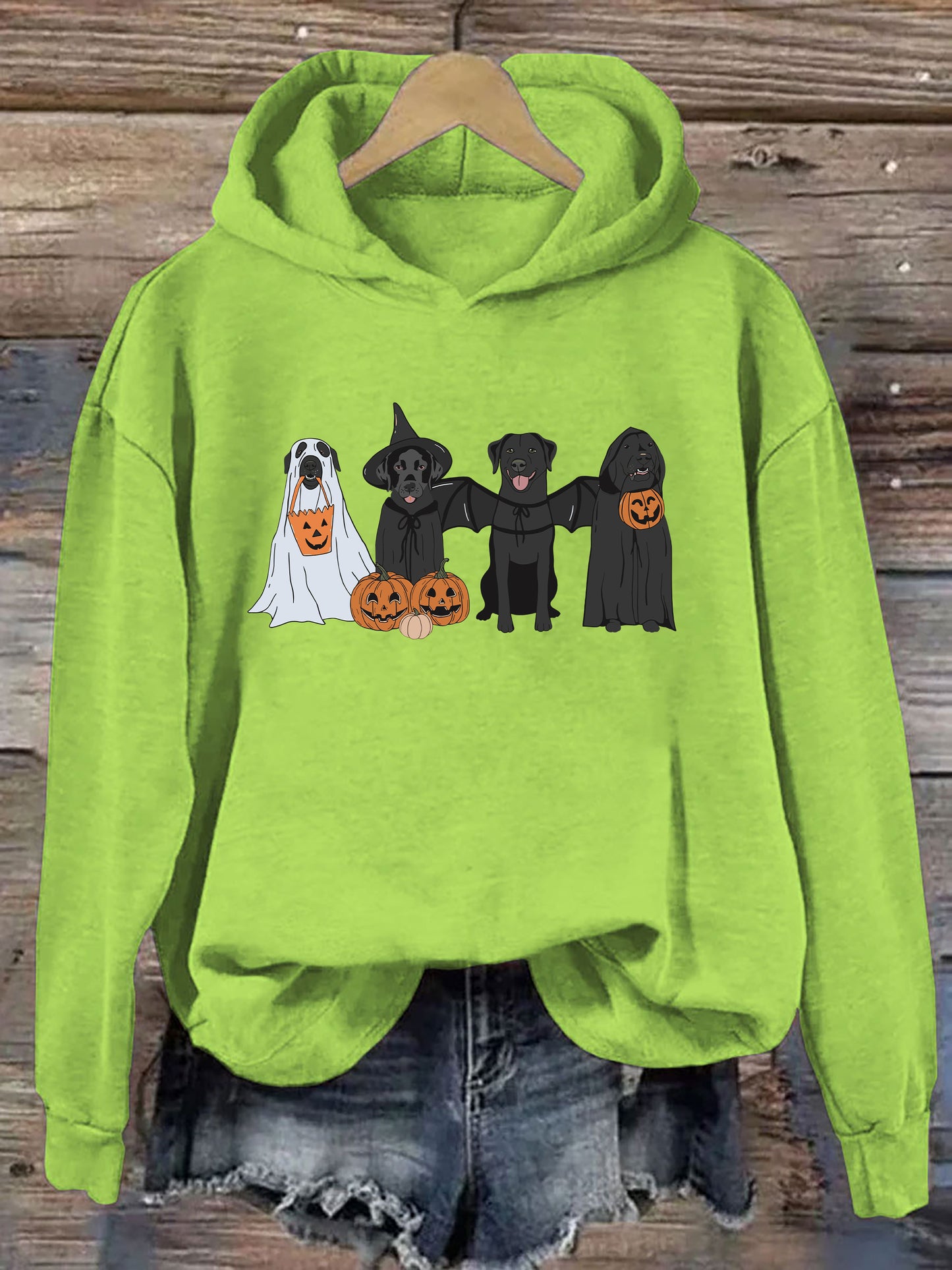 Black Labrador Halloween Hoodie