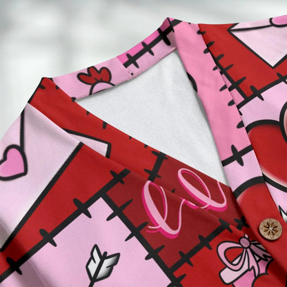 Valentines Patchwork Cardigan