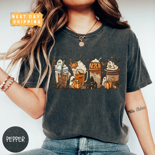 Fall Coffee Pumpkin T-Shirt