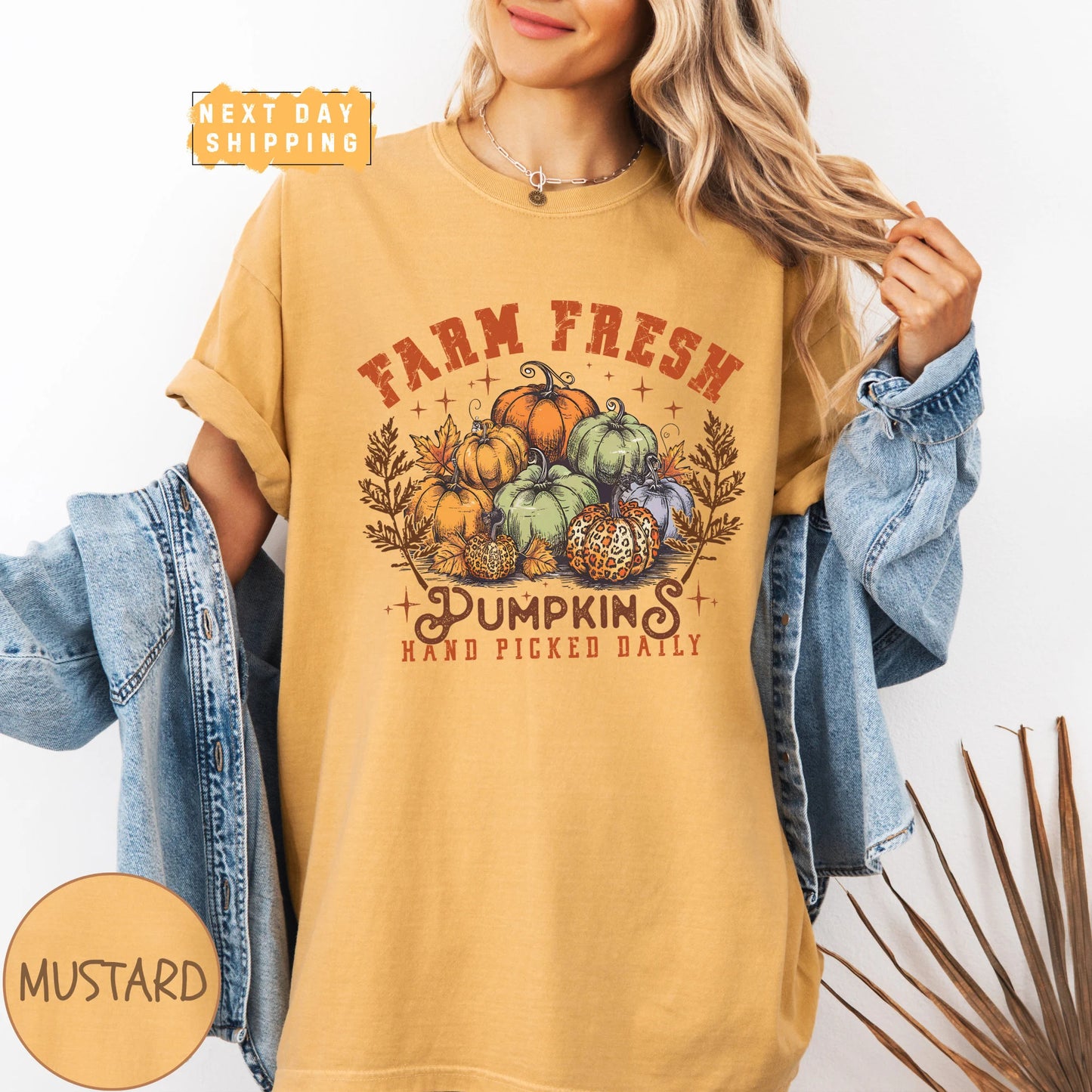 Farm Fresh Pumpkins Hand Picked Daily T-Shirt