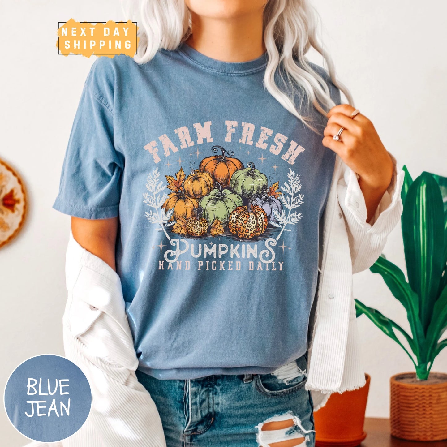 Farm Fresh Pumpkins Hand Picked Daily T-Shirt