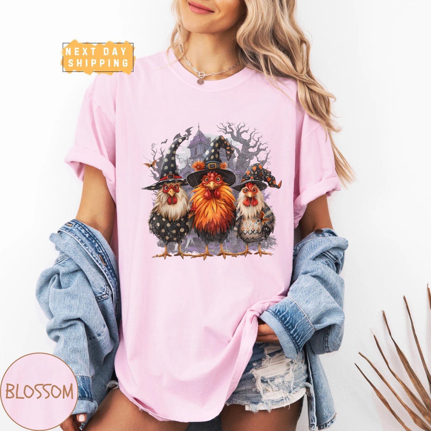 Spooky Chicken Halloween T-Shirt