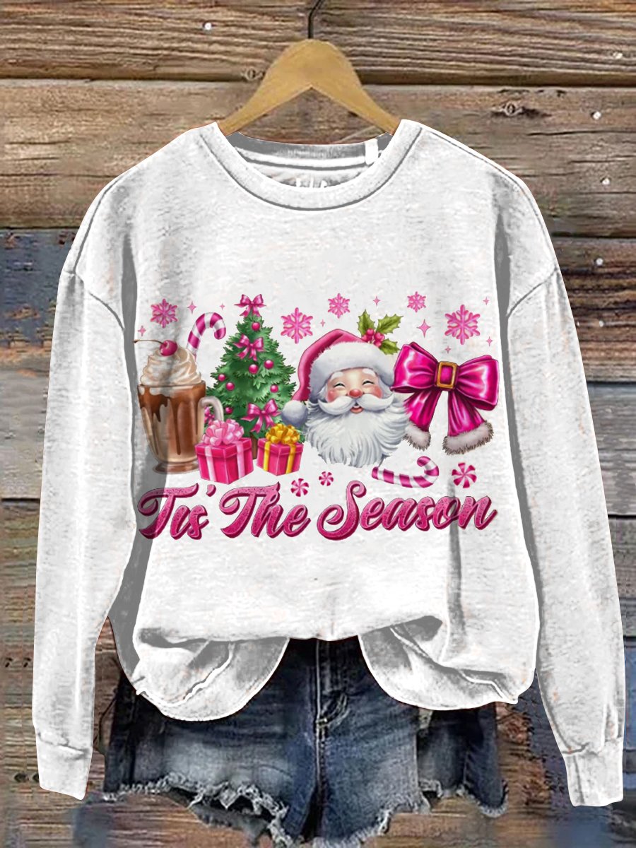 Merry Christmas Art Print Casual Sweatshirt